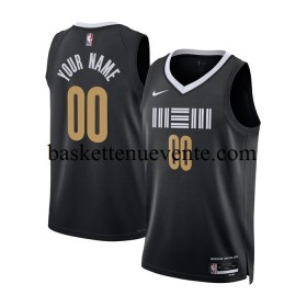 Maillot Basket Memphis Grizzlies Personnalisé Nike 2023-2024 City Edition Noir Swingman - Homme